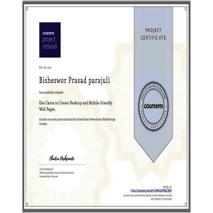 WEBPAGE DESIGN CERTIFICATE